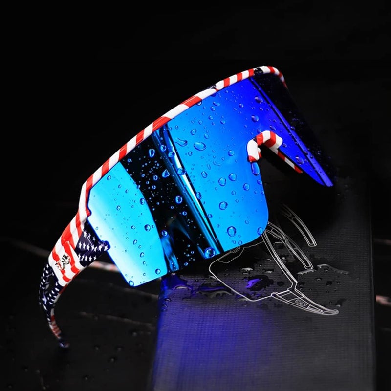 AVV Store Polarized cycling glasses sports sunglasses,UV400 Protection Fishing Driving running baseball sunglasses for men women - Image 5